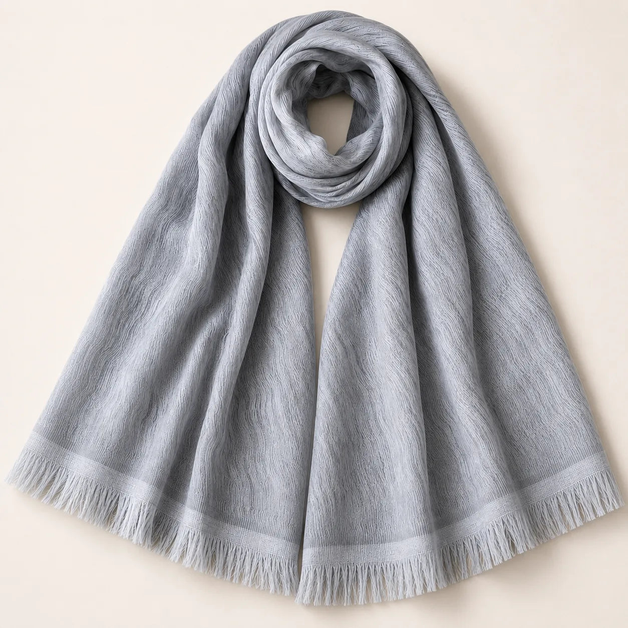 OKANO HIRE Ryo Silk Stole in black, product image