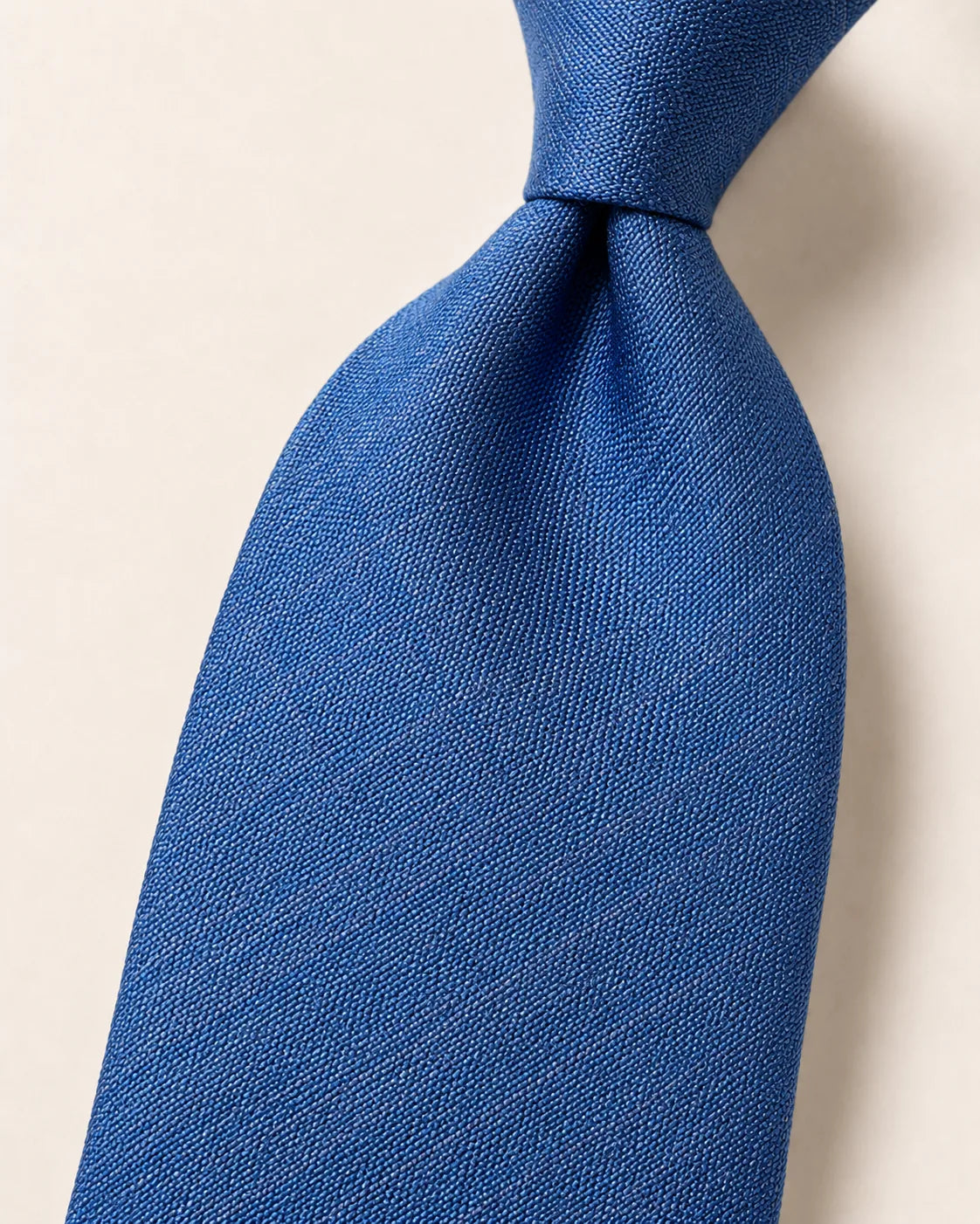 Sanui Hakata-ori mud-dyed blue necktie